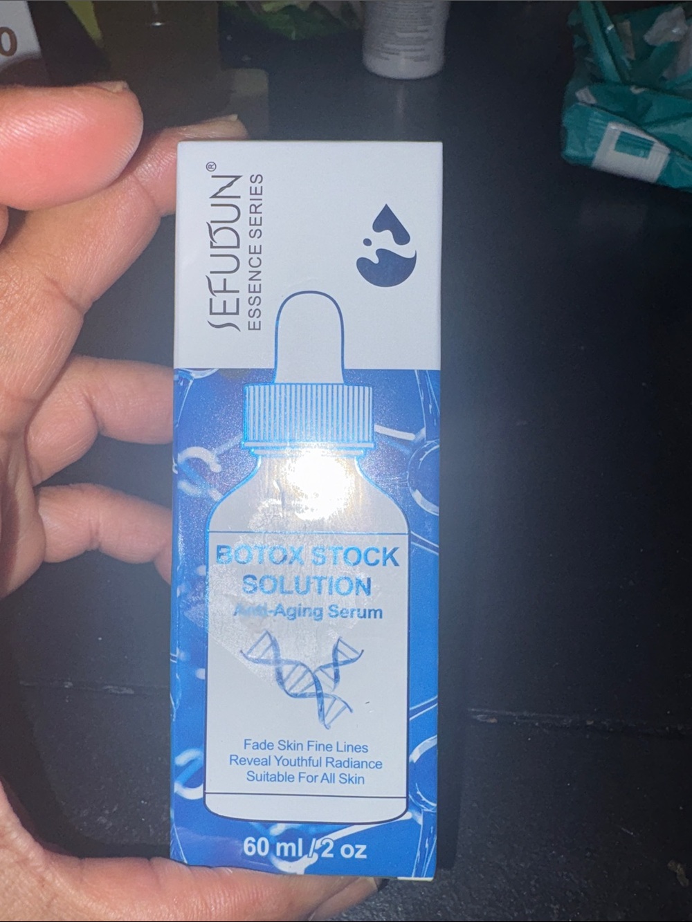 adidas Blue Anti-Aging Facial Serum Box nwot